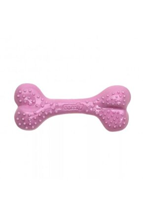 Comfy Toy Kemik Şeklinde Çilek Aromalı Köpek Oyuncağı Pembe 16.5 Cm