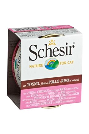 Ton Balıklı Ve Tavuklu Naturel Konserve Kedi Maması 85 gr