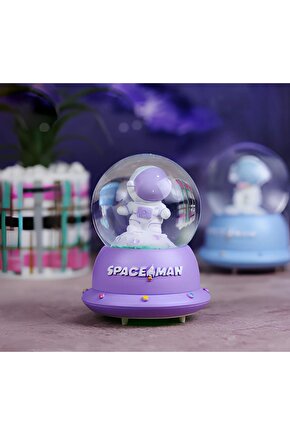 Minik Astronot Işıklı Kar Küresi Alk3109
