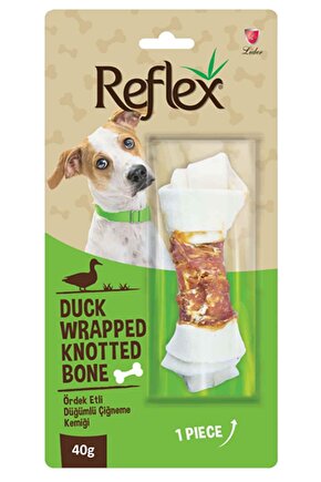 Ördek Etli Düğümlü Köpek Ödül Kemiği 40 Gr
