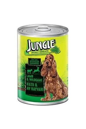 Kuzu Etli Ve Av Hayvanlı Yetişkin Köpek Konservesi 415 gr