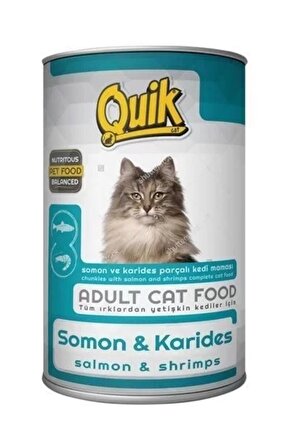 Somon Ve Karidesli Konserve Kedi Maması 415 gr