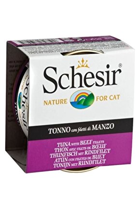 Ton Balık Ve Sığır Etli Jöleli Konserve Kedi Maması 85 gr