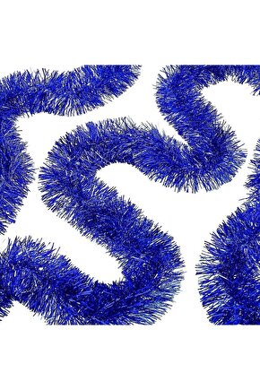 Parti Için Mega Kalın Sim Süs 2 Metre Uzunluk 10 Cm Genişlik Mavi Ithal