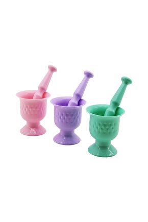 RENKLİ PLASTİK HAVAN - MORTAR  SARIMSAK DÖVECEK (4767)