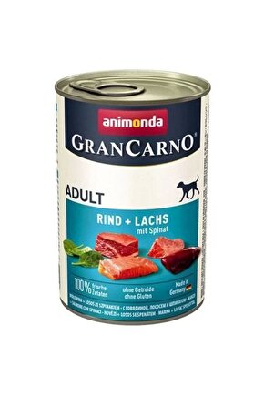 Gran Carno Sığır Etli Ve Ispanaklı Yetişkin Köpek Konservesi 400 gr