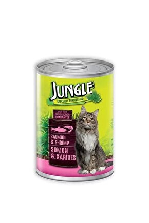 Somonlu Karidesli Konserve Kedi Maması 415 gr
