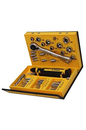 K-1678 41 PARÇA MEKANİK VE ELEKTRONİK TAMİRCİ TORNAVİDA TAKIMI (4767)