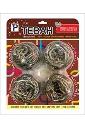 4 PARÇA  BULAŞIK TOP TELİ (4767)