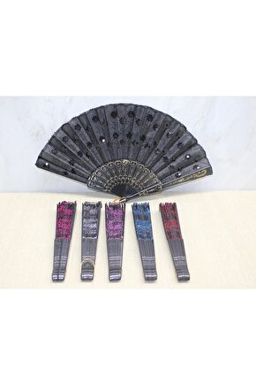 Plastik Pullu Yelpaze Alk3567
