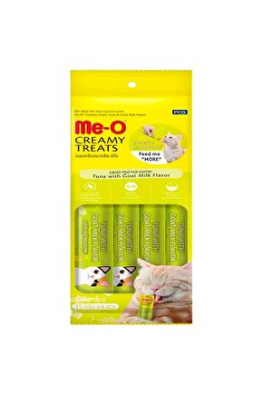 Creamy Treats Ton Balığı Ve Keçi Sütlü Ek Besin Ve Kedi Ödülü 4x15gr