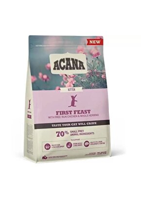 Kitten First Feast Tavuklu Ve Ringa Balıklı Yavru Kedi Maması 1.8 Kg