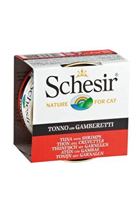 Jelly Ton Balığı Ve Karides Jöle Içinde Yetişkin Kedi Konservesi 85gr