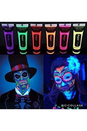 Glow Sboya Fosforlu Krem Boya 12 Adet