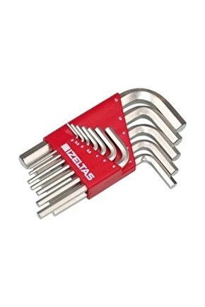 İzeltaş 4901003112 Allen Anahtar Takımı Sae 12li Set