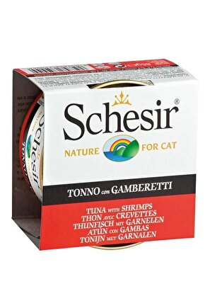Ton Balıklı Ve Karidesli Jöleli Konserve Kedi Maması 85 gr