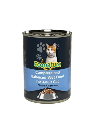 Sos Içinde Tavuk Etli Yetişkin Kedi Konservesi 400gr