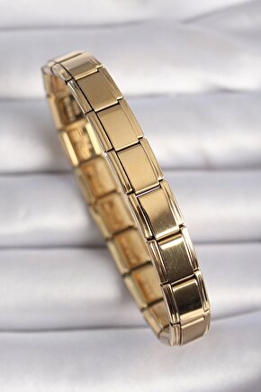 316l Çelik Gold Renk Yazısız Nomination Charm Bileklik