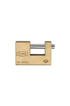 Geniş - Sarı Kayar Milli Pimli Kilit 80mm (4767)
