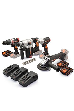 Wxks5 Wx354.9 Wx272.9 Wx380.9 Wx812.9 Wa3601 20v2ah Pro Kombo Set