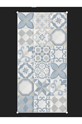 Aria Mavi-krem Klasik 30*60 Rp-8390 Duvar Fayansı