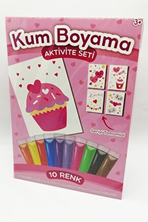 Cupcake | Kalpler Kum Boyama Aktivite Seti