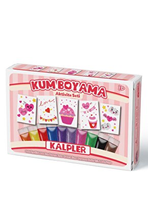 Sevimli Kalpler | Kum Boyama Aktivite Seti 5li Paket