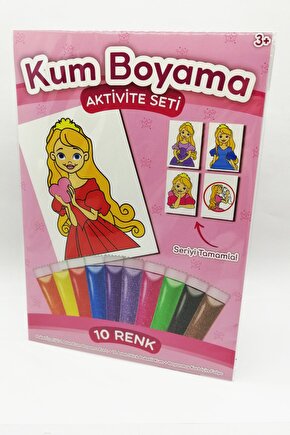 Kalpli Prenses | Prenses Kum Boyama Aktivite Seti