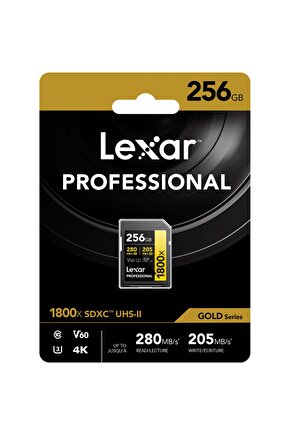 256gb 1800x V60 Uhs-ıı Sdxc Hafıza Kartı