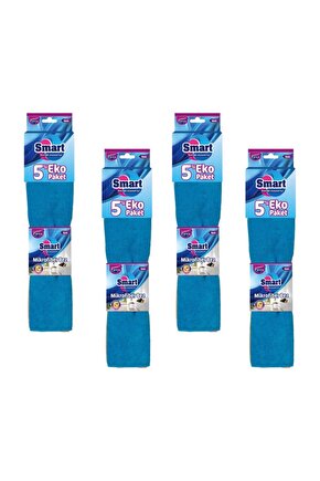 20 Adet  Mikrofiber Temizlik Bezi Eko Paket