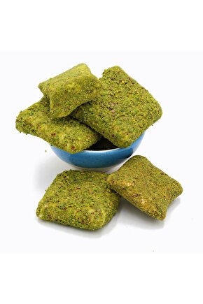 Toz Antep Fıstıklı Bohça Lokum-glutensiz-tatlandırıcı Içemez-doğal Enfes Lezzet (400 GR)
