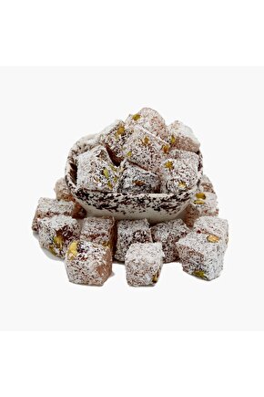 Çifte Kavrulmuş Hindistan Cevizli Kuş Lokumu-glutensiz-tatlandırıcı Içermez-doğal Lezzet (400 GR)