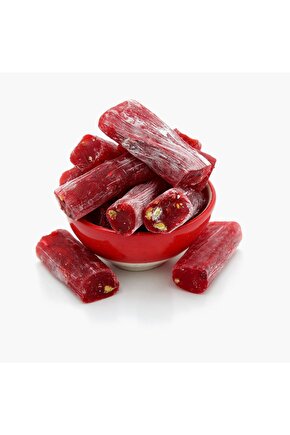 Antep Fıstıklı Nar Aromalı Fitil Lokum-glutensiz-tatlandırıcı Içermez-doğal Enfes Lezzet (400 GR)