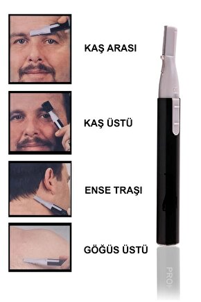 Sakal Düzeltme Burun Kılı Alma Tüy Kesme Tıraş Makinesi