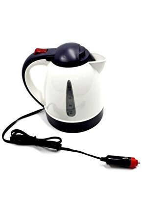 1 Litre 24 Volt Araç Içi Oto Su Isıtıcı Kettle Çakmaklık Girişli