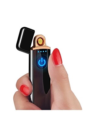 Tesla Usb Şarjlı Elektronik Elektrikli Çakmak Sm S3017bl