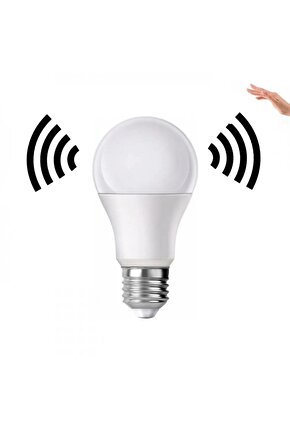 Hareket Sensörlü Led Ampul Lamba 12 W Beyaz E27