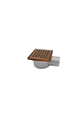 11x11 Cm Bronz Renkli Paslanmaz Çerçeve Paslanmaz Izgara Yer Süzgeci