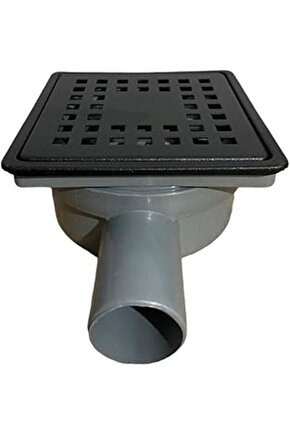 Siyah Q32 Yan Çıkış 10x10 Çelik Çerçeve Süzgeç(KÖTÜ KOKULARA SON)