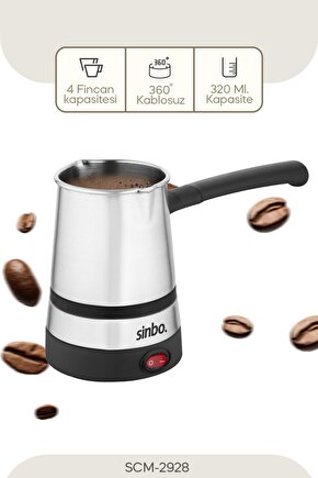 SCM-2970 Kablolu Inox Elektrikli Cezve