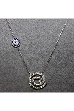 Spiral Kalp Kolye
