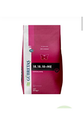 18.18.18 Me Toz Gübre 25 Kg Yeni Ambalaj