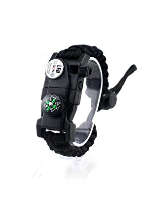Paracord Kamp Bileklik Hayatta Kalma Bilekliği slvsta