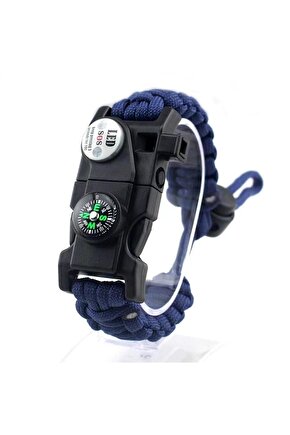 Paracord Kamp Bileklik Hayatta Kalma Bilekliği slvsta