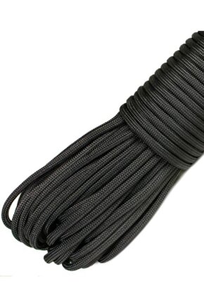 Paracord Paraşut Ipi 4 Mm Siyah Renkli 550 Lb (5 METRE FİYATIDIR)