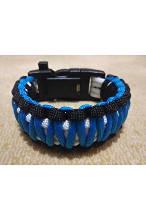 Paracord Kıng Cobra 15 In 1 Ateş Başlatıcılı Pusulalı Termometreli Bileklik