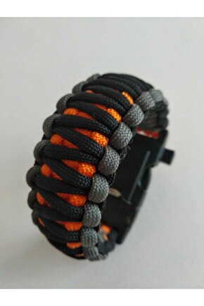 Paracord Kıng Cobra 15 In 1 Ateş Başlatıcılı Pusulalı Termometreli Bileklik