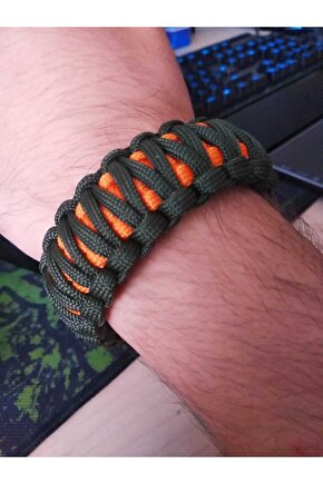 Paracord King Cobra Survival Bileklik