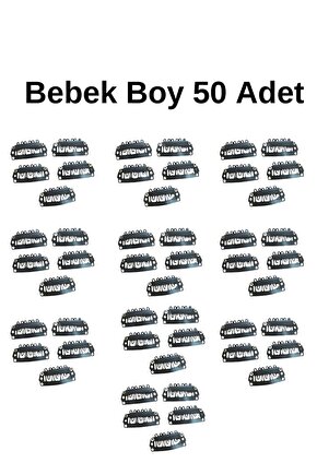Bebek Boy Çıt Çıt Klipsi Postiş Tokası Bebek Saçsız Toka (2.8 MM )
