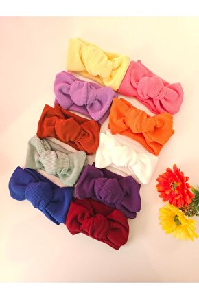 Kız Bebek & Çocuk Kaşkorse 10Lu Bandana Set